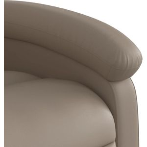 vidaXL - Sta-op-massagestoel - Kunstleer - Cappuccino - Verstelbaar