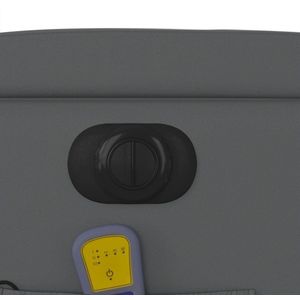 vidaXL - Massagestoel - Verstelbaar - Kunstleer - Grijs