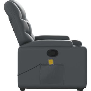 Massagestoel - Verstelbaar - Grijs - Elektrische Heffunctie