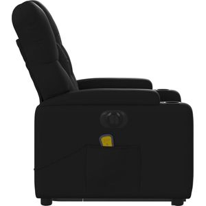 vidaXL - Sta-op-massagestoel - Kunstleer - Zwart - Elektrisch Verstelbaar