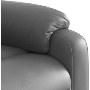 vidaXL - Sta-op-massagestoel - Kunstleer - Grijs - Elektrisch