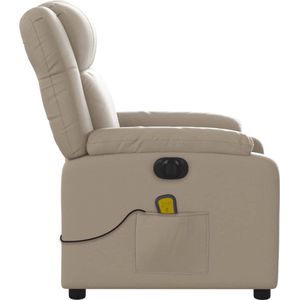 vidaXL - Massagestoel - Verstelbaar - Kunstleer - Cappuccino