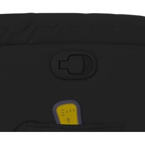 vidaXL Sta-op-massagestoel - Kunstleer - Zwart - Verstelbaar met Massagefunctie