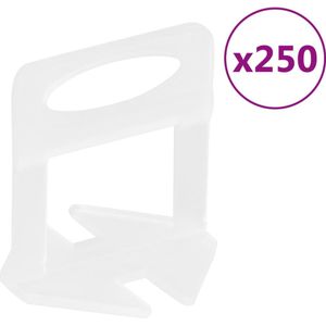 Fliesen-Nivellierclips 250 Stk. 1,5 mm vidaXL