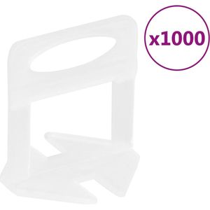vidaXL Nivelleerklemmen voor tegels 1000 st 3 mm