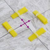 Fliesen-Nivelliersystem 500 Keile 2500 Clips 1,5 mm Vidaxl