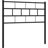 vidaXL Kopfteil Metall Schwarz 100 cm