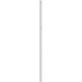 vidaXL Hoofdbord 80 cm metaal wit