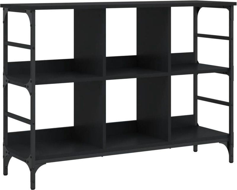 vidaXL Sideboard Schwarz 102x32x73,5 cm Holzwerkstoff