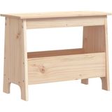 vidaXL Flurbank 60x28x45 cm Massivholz Kiefer