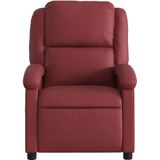 vidaXL Massagesessel Weinrot Kunstleder