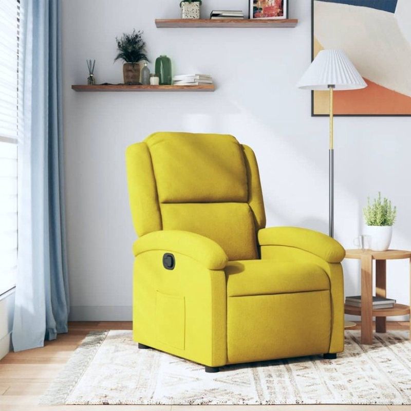 Relaxsessel Gelb Samt Vidaxl