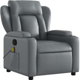 Massagesessel Grau Kunstleder Vidaxl