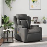 Massagesessel Grau Kunstleder Vidaxl
