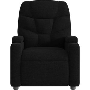 vidaXL - Massagestoel - Verstelbaar - Stof - Zwart