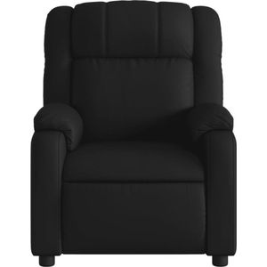 vidaXL - Massagestoel - Kunstleer - Zwart - Verstelbaar met Massagefunctie