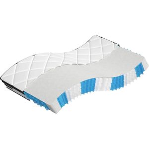 vidaXL - Pocketveringmatras - Middelhard - 70x200 cm - Ademend - Duurzaam