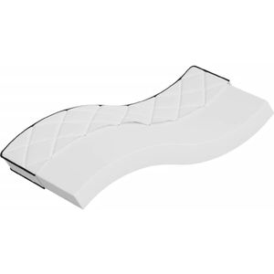vidaXL Matratze Schaumstoff Mittelweich 90x190 cm