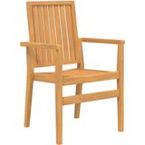 vidaXL 5-tlg. Garten-Essgruppe Massivholz Teak