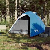 vidaXL Tent 2-persoons waterdicht blauw