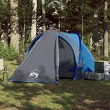 vidaXL Tent 2-persoons waterdicht blauw