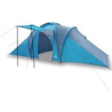 vidaXL Tent 6-persoons waterdicht blauw