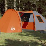 vidaXL-Tent-6-persoons-waterdicht-grijs-en-oranje