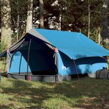 vidaXL Tent 2-persoons waterdicht blauw