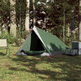 vidaXL Tent 2-persoons waterdicht groen