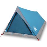 vidaXL Tent 2-persoons waterdicht blauw