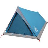 vidaXL Tent 2-persoons waterdicht blauw