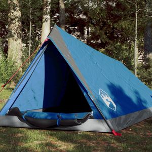 vidaXL Tent 2-persoons waterdicht verduisterend stof blauw