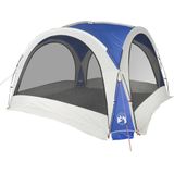 vidaXL Partytent 360x360x215 cm 185T taft blauw