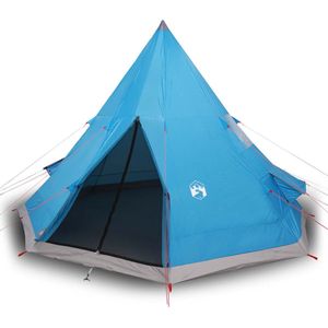 vidaXL-Tent-4-persoons-367x367x259-cm-185T-taft-blauw