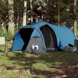 vidaXL Tent 3-persoons waterdicht blauw