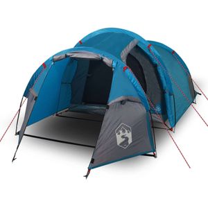 vidaXL Tent 3-persoons waterdicht blauw