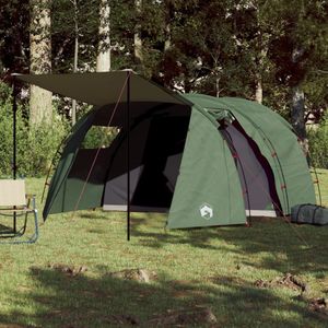 vidaXL Tent 4-persoons waterdicht groen