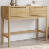 Konsolentisch floro Wachsbraun 89,5x36,5x73cm Massivholz Kiefer Vidaxl