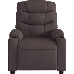 vidaXL - Massagestoel - Donkerbruin - Elektrisch Verstelbaar - 6 Massagepunten