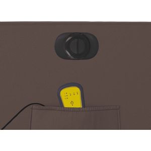 Massagefauteuil - Elektrisch Verstelbaar - Zwart - Stof