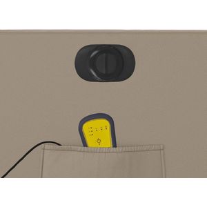 Massagefauteuil - Elektrisch Verstelbaar - Zwart - Stof