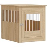 vidaXL Hundekäfig im Möbelstil Sonoma-Eiche 64,5x80x71cm Holzwerkstoff