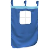 Gordijnen - Tunnel - Toren - Blauw - 100% Polyester