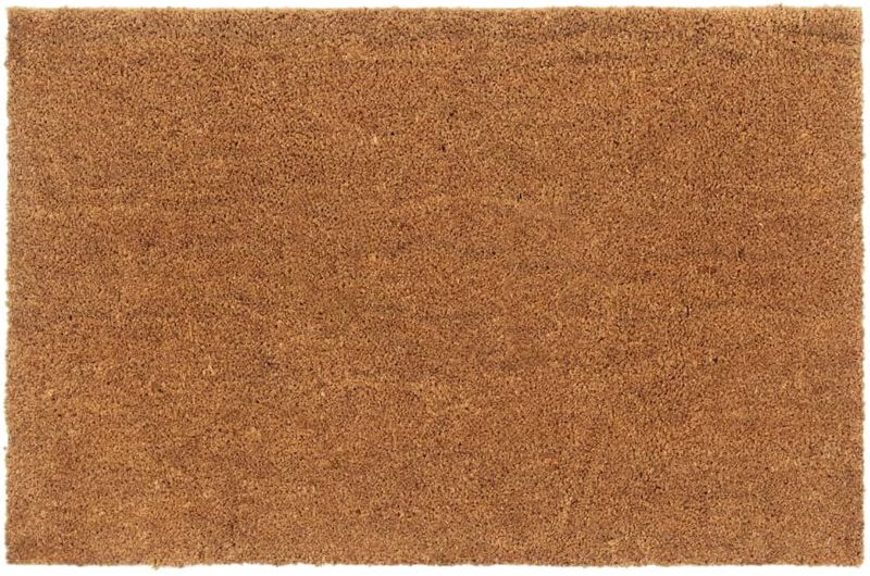 Fußmatte Natur 65x100 cm Kokosfaser Getuftet Vidaxl
