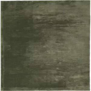 premium - Handloom - Bosgroen, Rond 100 cm Wol Vloerkleed
