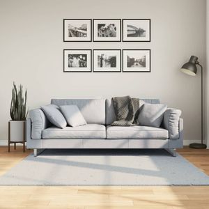 Vidaxl - Teppich huarte Kurzflor Weich und Waschbar Blau 160x160 cm