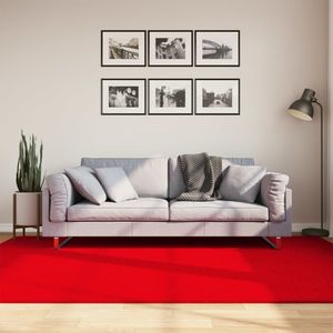 Vidaxl - Teppich huarte Kurzflor Weich und Waschbar Rot 160x230 cm