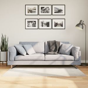 vidaXL-Vloerkleed-IZA-laagpolig-Scandinavisch-80x150-cm-crèmekleurig