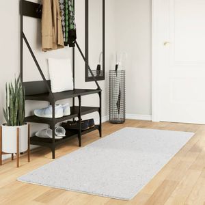 vidaXL - Vloerkleed - OVIEDO - laagpolig - 80x200 - cm - grijs