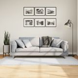 Teppich oviedo Kurzflor Grau 100x200 cm Vidaxl
